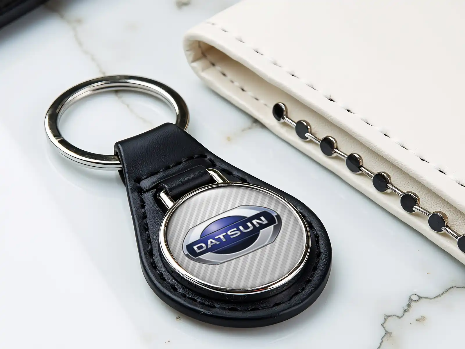 Datsun Leather Keychain Durable Style Limited Edition